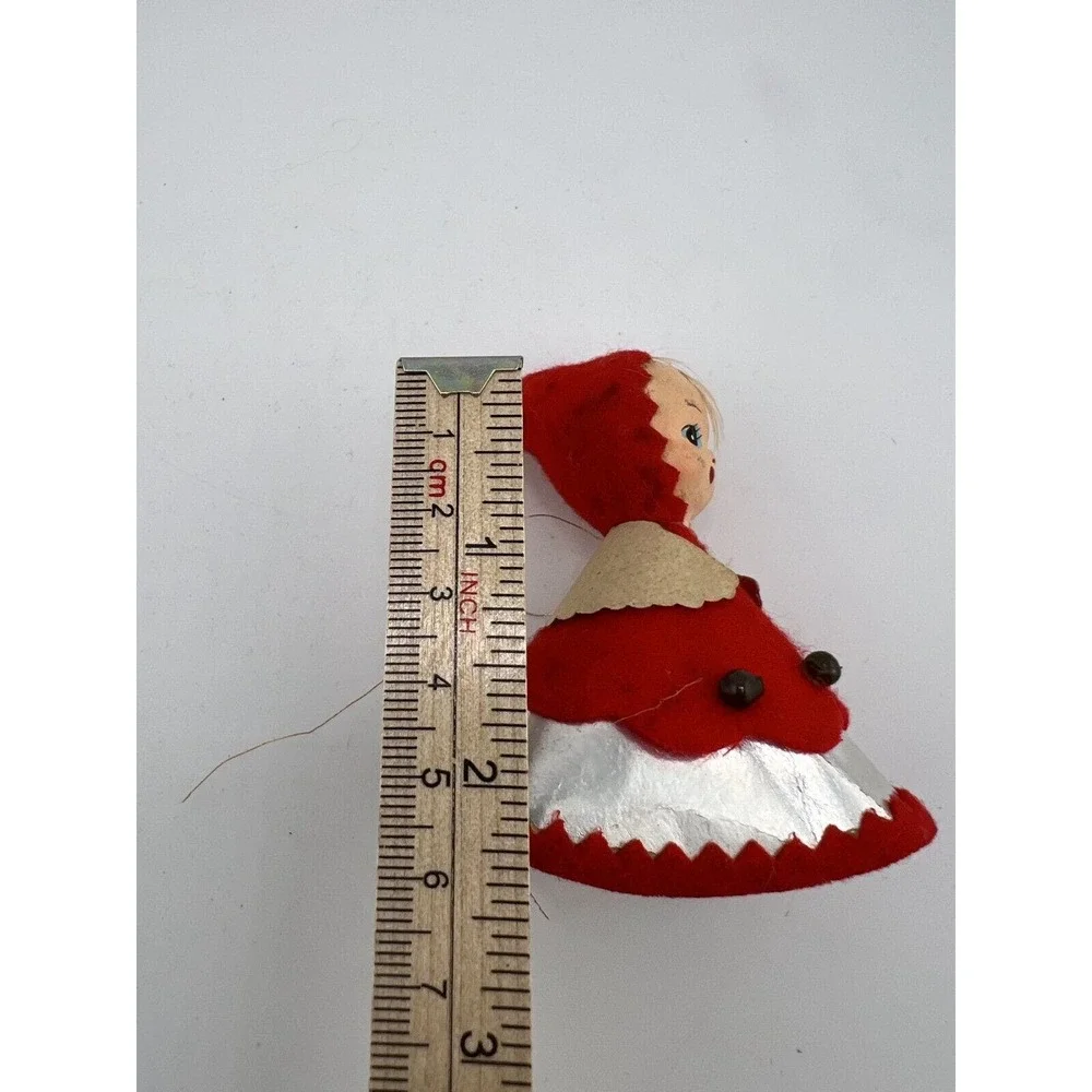 Vintage Home Decorative Happy Holidays Christmas Tree Girl Doll‎ Ornament